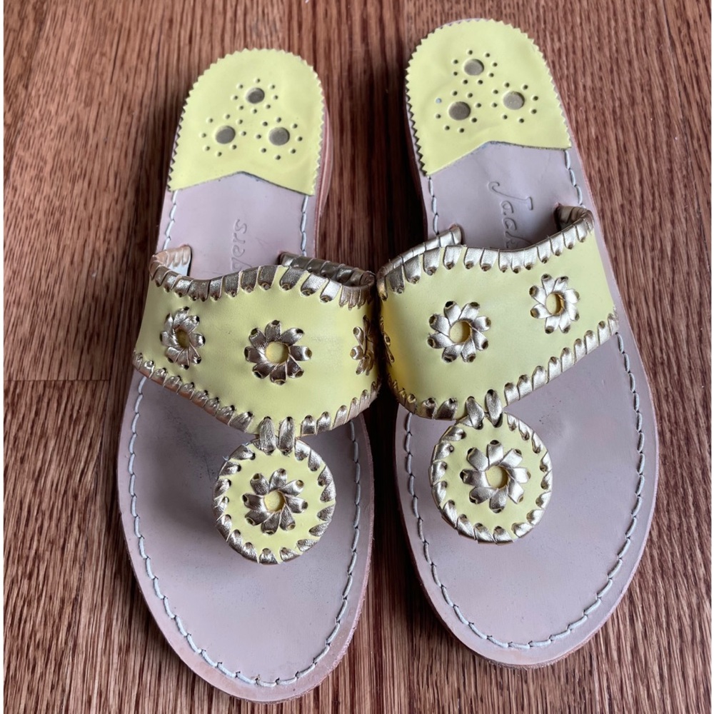 Yellow/Gold Jack Rogers Size 6